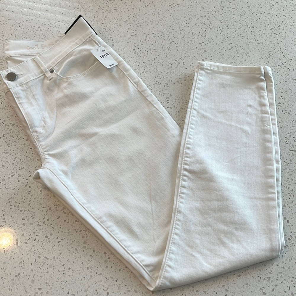 Gap 1969 White Legging Jean NWT